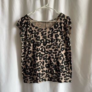Leopard Print Women's Top